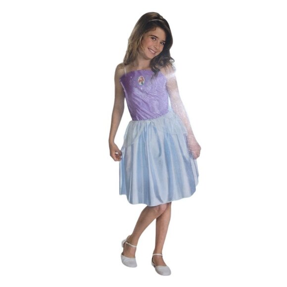 Princess Ariel Dress Halloween Costume Dress-up Play  Size Girls 4-6 Disney - Picture 7 of 11